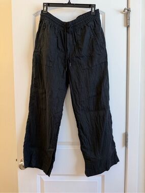 Athleta Retreat Wide Leg Linen Pant